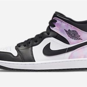 AF1-Jordan’s.Worn once. Men/Women,RARE! Pink tie-die Pattern.Complete with Box.